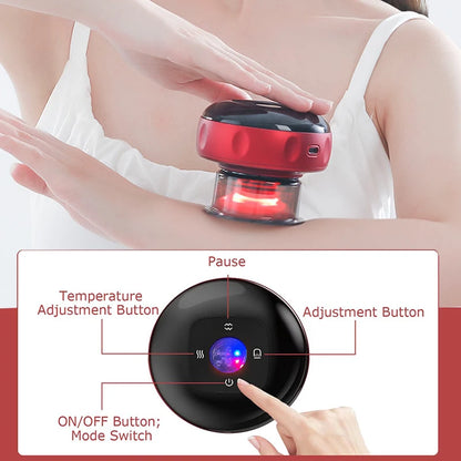 Heated Cupping Massager for Pain Relief & Muscle Relaxation