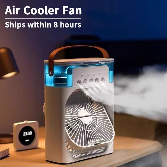 3-in-1 Portable Air Cooler, Humidifier & Night Light