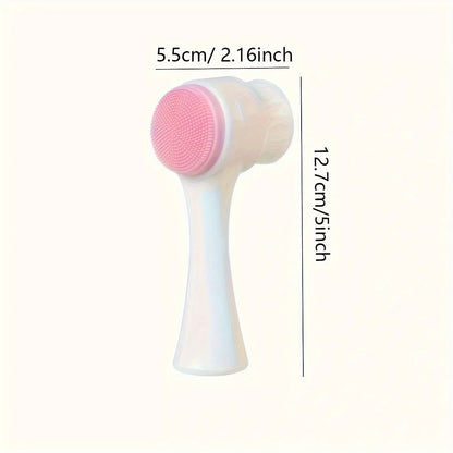 Silicone Pet Paw Cleaner & Brush, Dual-Sided Grooming Tool