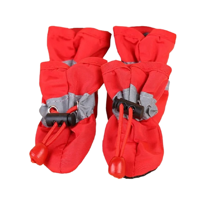 Pet Rain Boots (4pcs) | Waterproof, Anti-Slip Paw Protection